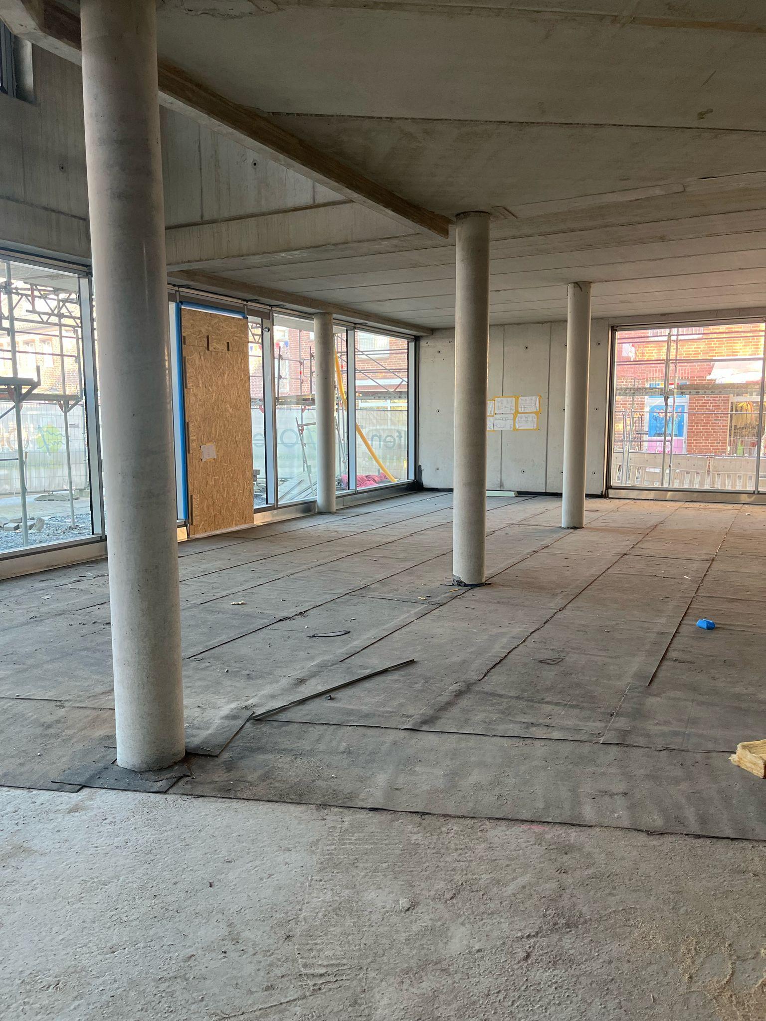 Rohbauarbeiten Foyer Erdgeschoss Neues Rathaus