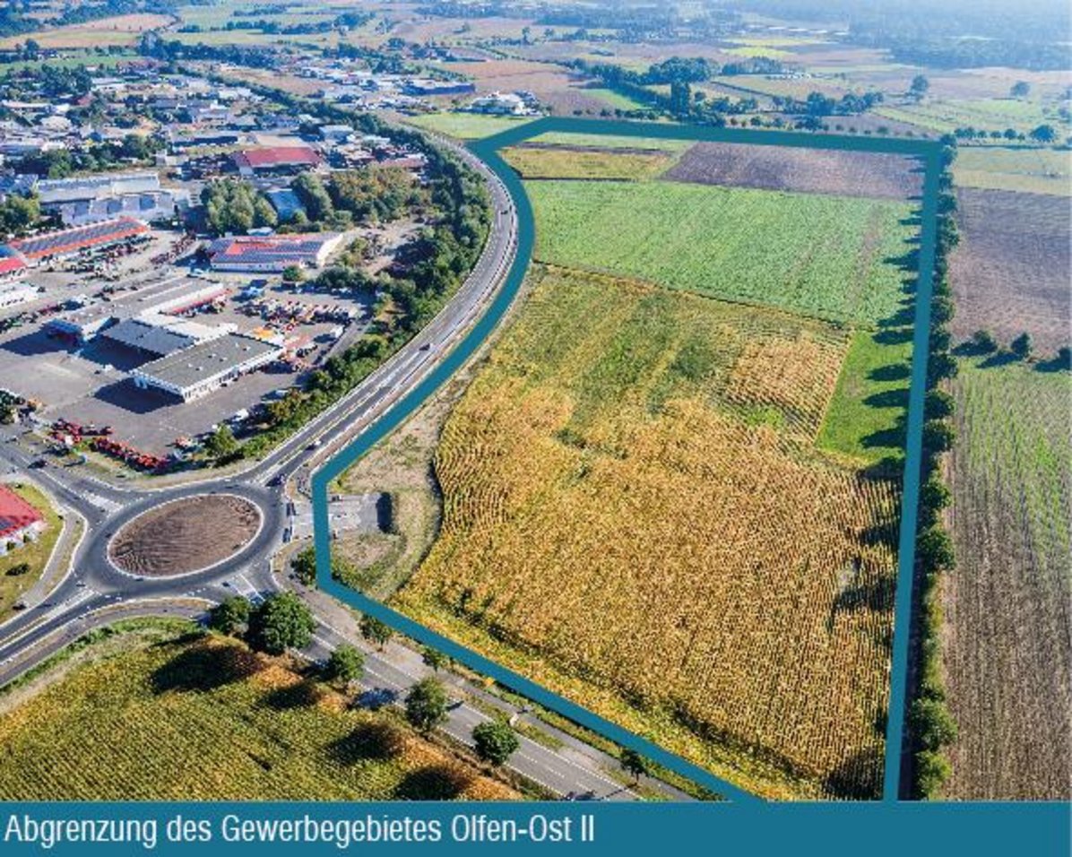 Luftbild Gewerbegebiet Olfen-Ost II