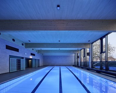 Fertigstellung Hallenbad/Geestturnhalle (Foto: Borgmann)