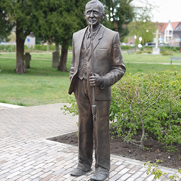 Statue Bernhard Holtmann; Foto: Stadt Olfen